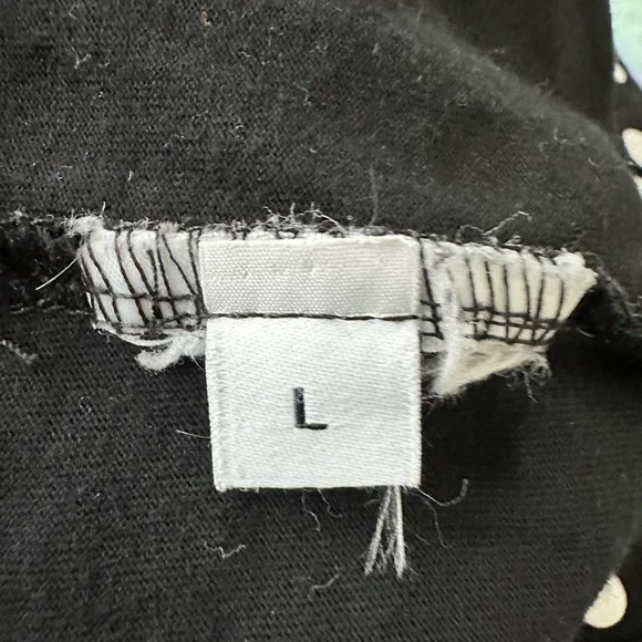 Comme Des Garcons Play Polka Dot Long 100% Cotton Tee Embroidered Heart Size L - Picture 12 of 15